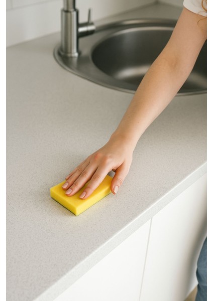 10 Adet Klasik Bulaşık Süngeri Ekonomik Brite Sünger Temizlik Dayanıklı Bulaşık Süngeri