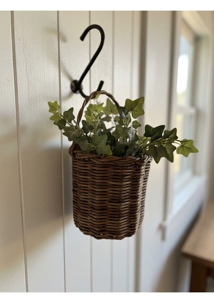 Doğal Rattan Bambu Hasır Görünümlü Duvar Dekorasyonu Düzenleyici Organizer – El Yapımı Sepet modelleri