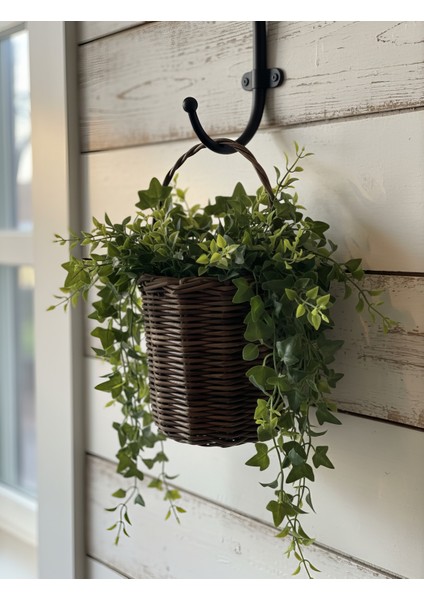 Doğal Rattan Bambu Hasır Görünümlü Duvar Dekorasyonu Düzenleyici Organizer – El Yapımı Sepet indirimleri