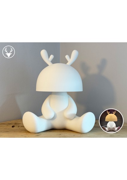 Nordik Stil Antler Karakter Tasarımlı Masa & Gece Lambası modelleri