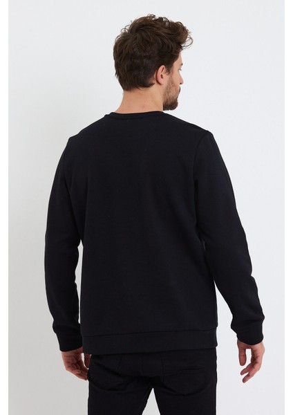 Süperlife Erkek Bisiklet Yaka Regular Fit Brooklyn Baskılı Ince Sweatshirt SPR23SW330 indirimleri