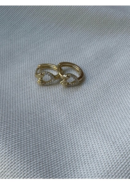 Xuping Minik Kalp Kurdele Küpe modelleri