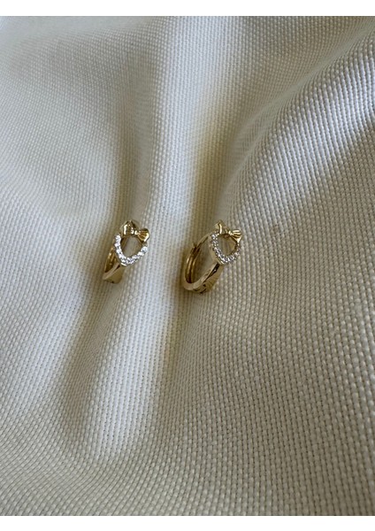 Xuping Minik Kalp Kurdele Küpe fırsatları