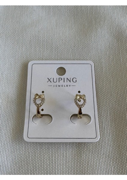 Xuping Minik Kalp Kurdele Küpe indirimleri