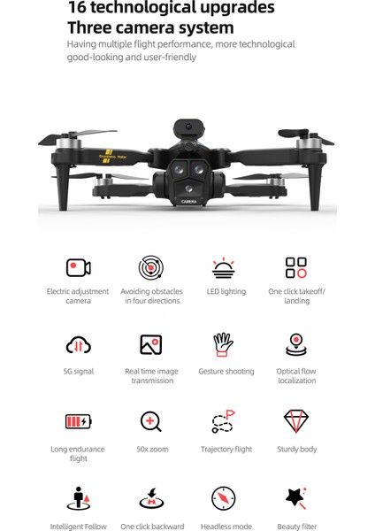 C10S 4K Fpv Kamera Motor Katlanabilir Drone Yükseltme Irtifa Sabitleme Taşıma Çantasıyla modelleri