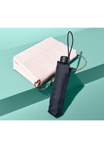 Mini Çanta Boy Bayan Şemsiyesi Siyah Şemsiye indirimleri