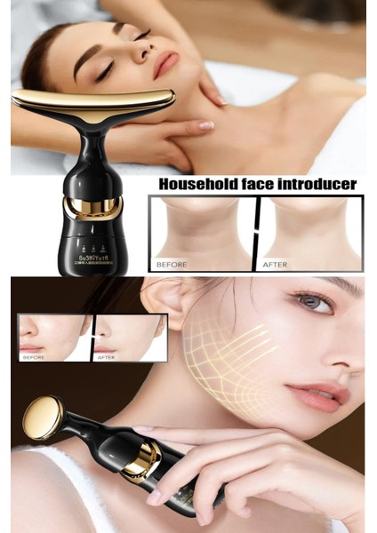 3 Başlıklı Yüz, Gözler ve Boyun Masajı Cilt Bakımı, Göz Torbalarını Giderme Silikon Buz Kalıbı