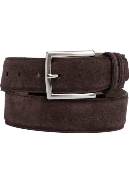 Kahve Hakiki Süet Deri Erkek Kemer - S1EK00000306-B85 modelleri