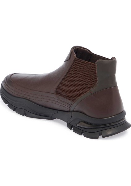 Kahve Hakiki Deri Erkek Casual Bot - E23K1BT56396-A24 fırsatları