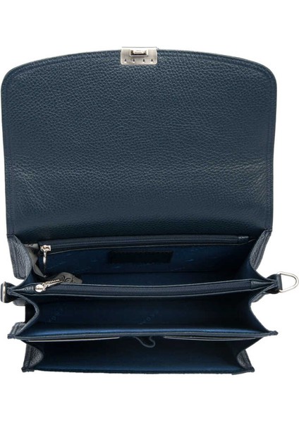 Lacivert Hakiki Deri Erkek Portföy Çantası - S1PC00022133-A38