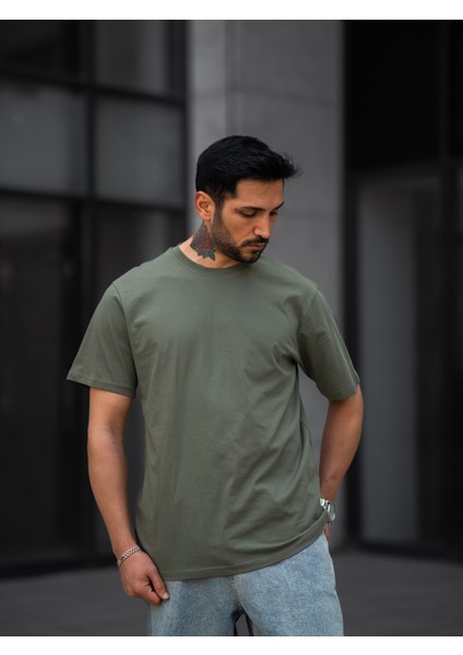 Basic T-Shirt Haki Renk fiyatları
