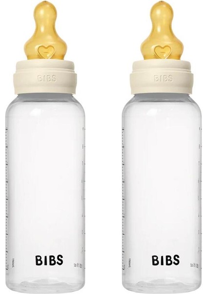 Ikili Biberon Seti, Kauçuk Kapaklı, 270ML, Şık ve Kullanışlı Bebek Için