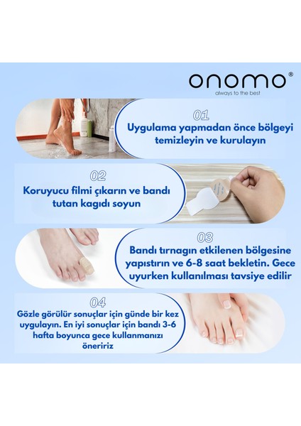 Health Tırnak Mantarı Bandı, Hidrojel Tırnak Bakımı 5 Adet indirimleri