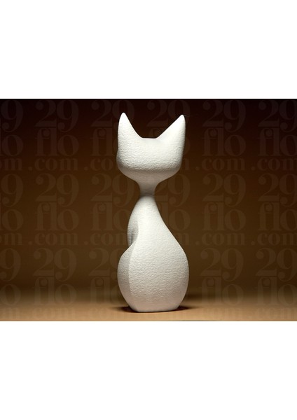 Minimalist Beyaz Kedi Biblo fırsatları