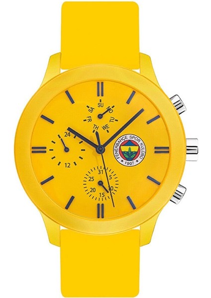 F1085.114 Fenerbahçe Kol Saati | Sarı Renkli Silikon Spor Saat