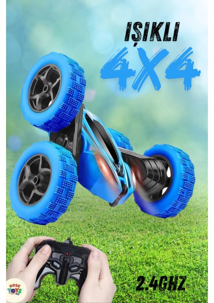 Uzaktan Kumandalı Araba Full Fonksiyon Şarjlı Plastik Işıklı 4x4 25 Km Hız !!