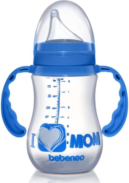 Mavi 250 ml Kulplu Damla Akıtmaz Bardak, Şık ve Pratik Içecek Kabı