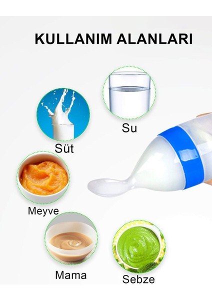 Renkli Silikon Kaşık ve Önlük Seti, Rahat ve Pratik Bebek Beslenme Yardımcıdır.