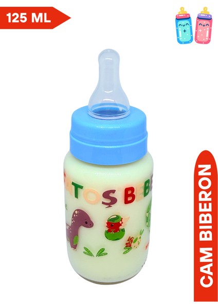 Desenli Mavi Cam Biberon, 125 Ml, Sağlıklı ve Şık Tasarım modelleri