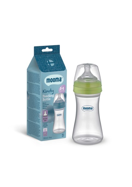 Yumuşak Akışlı 250 ml Plastik Biberon, 0-6 Ay, Yeşil Renk fırsatları