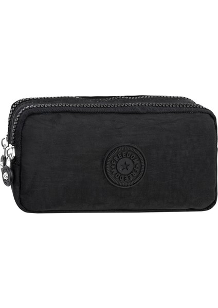 2'li Set Lüx Krinkıl Kumaş Lise ve Ortaokul Sırt Çantası + Kalemlik, Maymun Anahtarlık Hediyeli fiyatları