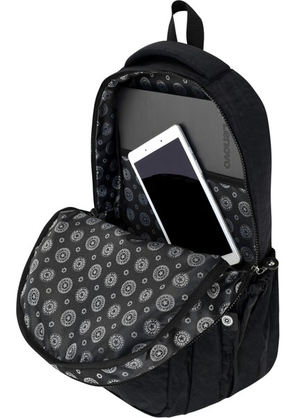 2'li Set Lüx Krinkıl Kumaş Lise ve Ortaokul Sırt Çantası + Kalemlik, Maymun Anahtarlık Hediyeli modelleri