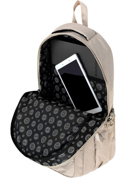 2'li Set Lüx Krinkıl Kumaş Lise ve Ortaokul Sırt Çantası + Kalemlik, Maymun Anahtarlık Hediyeli