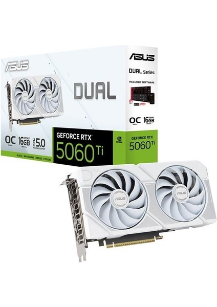 Dual 16GB Rtx 5060 Ti 016G Gddr7 128BİT Whıte Edıtıon