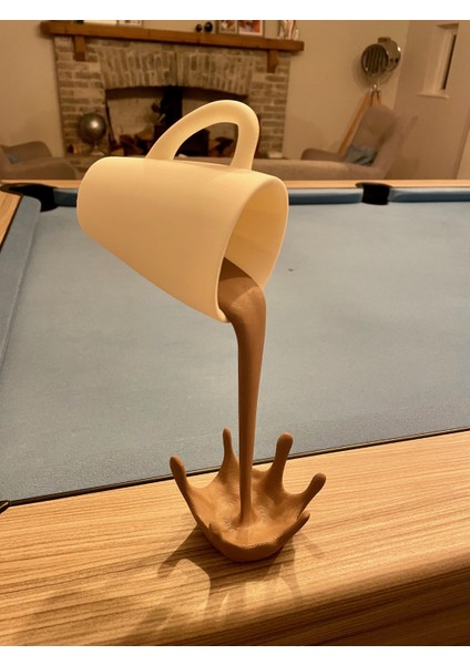 Dekoratif Dökülen Kahve Figürü - Kahve Köşesi - Coffee Corner 20CM indirimleri