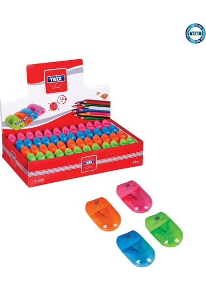 3 Adet Hazneli Kalemtraş