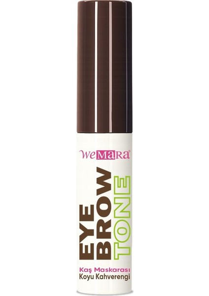 Eyebrow Mascara Kullu Koyu Kahve 5 ml - Kas Renklendırıcı