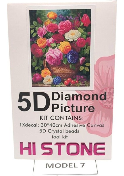 30X40 Boncuklu Taşlı Mozaik Elmas Goblen Pano Tablo Resim Puzzle Dıamond Paıntıng Hı Stone