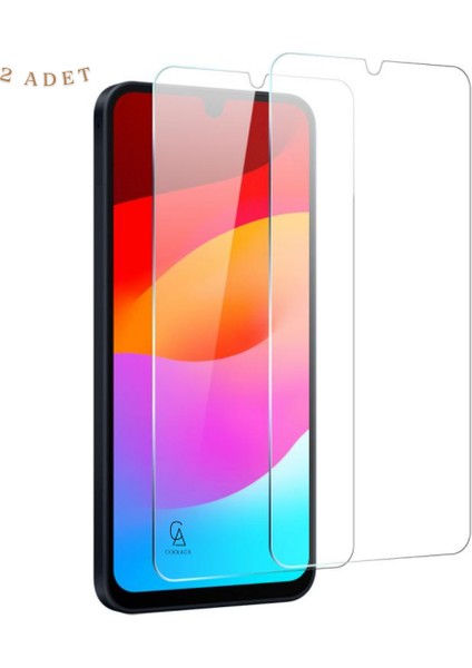 Samsung Galaxy A17 ile Uyumlu Ekran Koruyucu Şeffaf Temperli Kırılmaz Cam Ekran Koruyucu 2 Adet