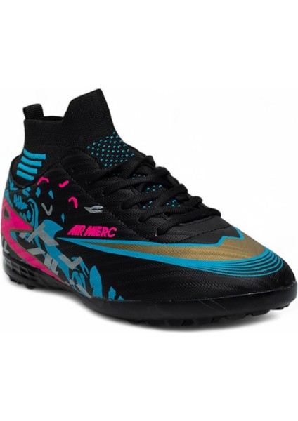 Siyah Desenli Comfort Erkek Halı Saha Spor Ayakkabı modelleri