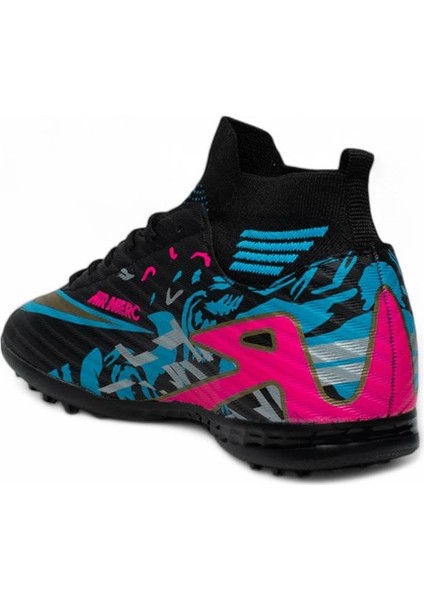 Siyah Desenli Comfort Erkek Halı Saha Spor Ayakkabı fırsatları