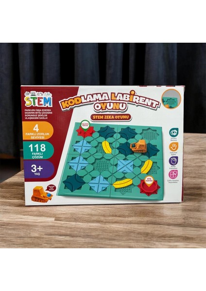 Kodlama Labirent Arabalı Zeka Oyunu