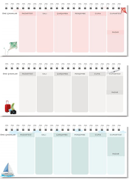 Joo Haftalık Planlayıcı Desen Serisi indirimleri