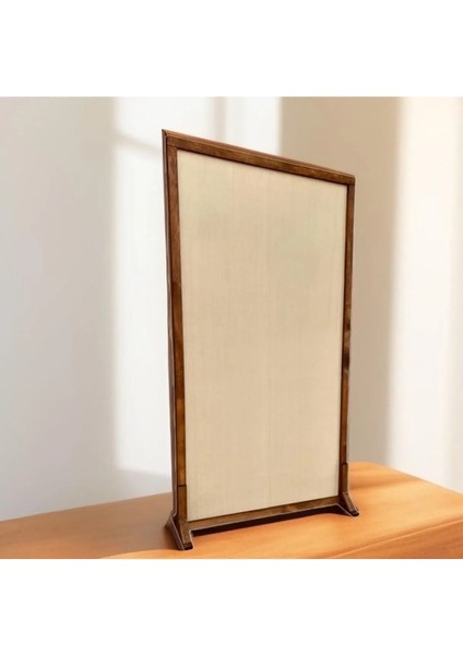 180CM x 100CM Masif Ahşap Çerçeveli Ayaklı Kumaş Paravan Seperatör Oda Ayırıcı Dekor 180CM x 100CM fiyatları