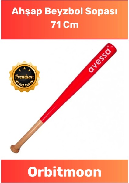 Premium Üretim Kırılmaz Kaliteli Mükemmel Kavrayışlı Ahşap 28 Inc Baseboll Beyzbol Sopası 71 cm