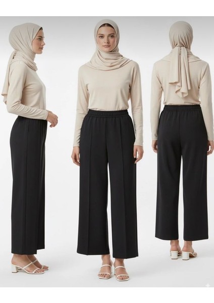 Yeni Sezon Lux Çimalı Scuba Kumaş Pantolon modelleri