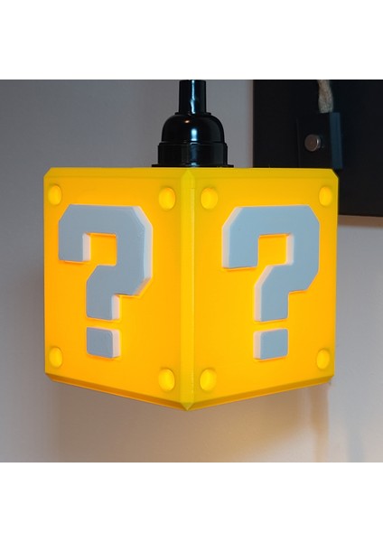 Mario Temalı Dekoratif Tavan Avizesi – LED Aydınlatma & Oyun Odası Lambası