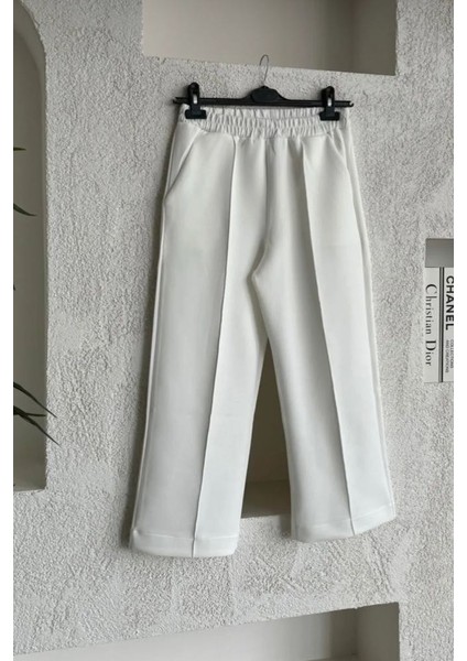 Yeni Sezon Lux Çimalı Scuba Kumaş Pantolon