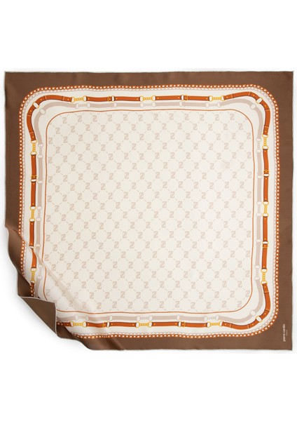 Kadın Kahverengi Ipek Eşarp 50307816-VR029 fiyatları