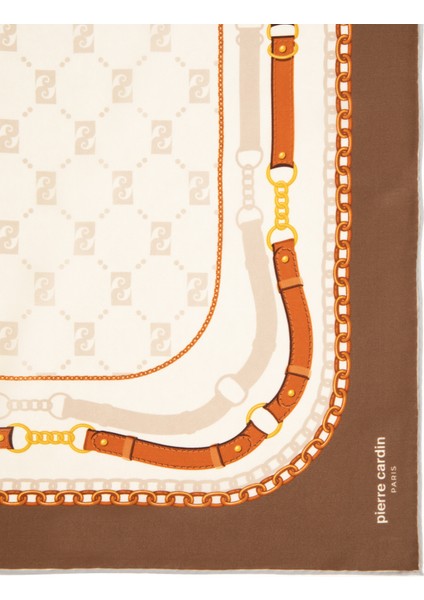 Kadın Kahverengi Ipek Eşarp 50307816-VR029 indirimleri