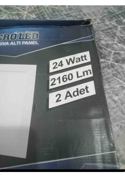 led 24 Watt LED Panel 2 Adet modelleri