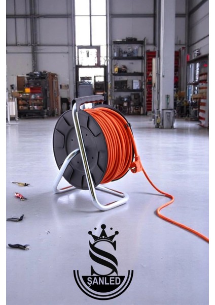 Makaralı 3x2,5 mm 4 Prizli Seyyar Kablo 20 Metre fırsatları