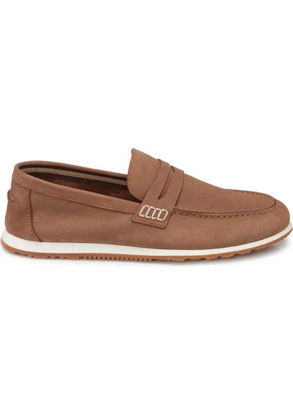 Kum Hakiki Nubuk Deri Erkek Loafer - E24I1AY56630-B21