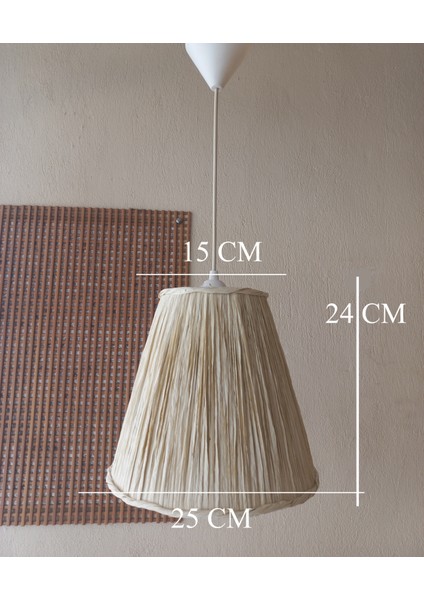 Kemik Rengi Rafya Avize M-158 Yatak Odası Koridor Balkon ve Genç Odası Avize Aydınlatma Sarkıt fiyatları