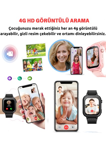 KT29-21 4g Android Sim Kartlı Çocuk Takip Saati