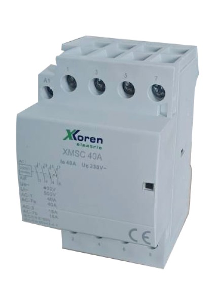 4p 220V Ac 2no 2nc 40A Modüler Kontaktör (Sessiz) fiyatları